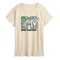 thumbnail image 1 of MTV - Leaves -  Women's Short Sleeve Graphic T-Shirt, 1 of 4