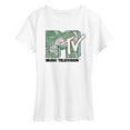 thumbnail image 1 of MTV - Leaves -  Women's Short Sleeve Graphic T-Shirt, 1 of 4