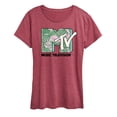 thumbnail image 1 of MTV - Leaves -  Women's Short Sleeve Graphic T-Shirt, 1 of 4