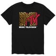 thumbnail image 1 of MTV - Leopard MTV Logo - Men's Short Sleeve Graphic T-Shirt, 1 of 4