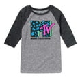 thumbnail image 1 of MTV - Leopard MTV - Toddler And Youth Raglan Graphic T-Shirt, 1 of 4
