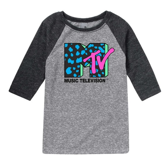 MTV - Leopard MTV - Toddler And Youth Raglan Graphic T-Shirt