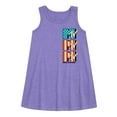 thumbnail image 1 of MTV Logo - American Flag - Toddler and Youth Girls A-line Dress, 1 of 4