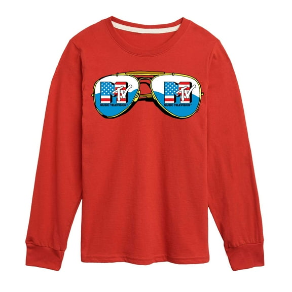 MTV Logo - Americana Aviators - Toddler And Youth Long Sleeve Graphic T-Shirt
