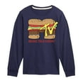 thumbnail image 1 of MTV Logo - Burger Logo - Toddler And Youth Long Sleeve Graphic T-Shirt, 1 of 5
