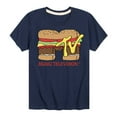 thumbnail image 1 of MTV Logo - Burger Logo - Toddler And Youth Short Sleeve Graphic T-Shirt, 1 of 5