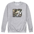 thumbnail image 1 of MTV Logo - Camo Logo - Men's Crew Fleece Sweatshirt, 1 of 4
