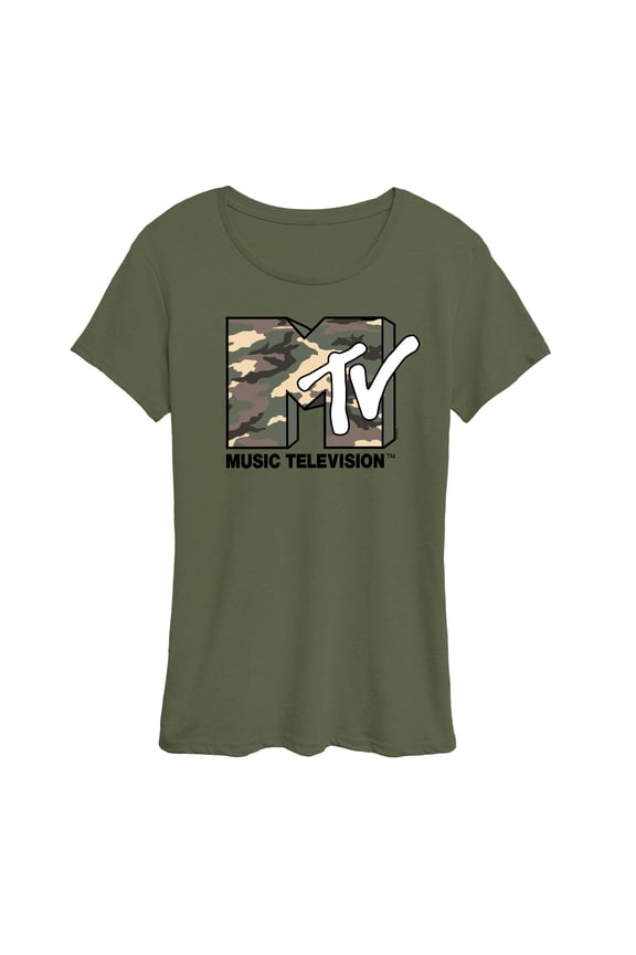 Logo - Camo Logo - Women's Short Sleeve Graphic T-Shirt
