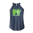 thumbnail image 1 of MTV - Logo Christmas Tree - Juniors High Neck Tank Top, 1 of 5