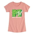 thumbnail image 1 of MTV - Logo Christmas Tree - Toddler & Youth Girls Short Sleeve Graphic T-Shirt, 1 of 5