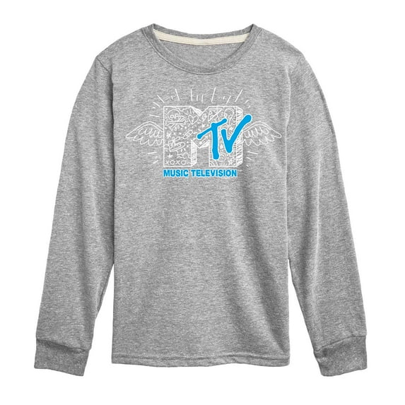 MTV Logo - Doodle M - Toddler And Youth Long Sleeve Graphic T-Shirt