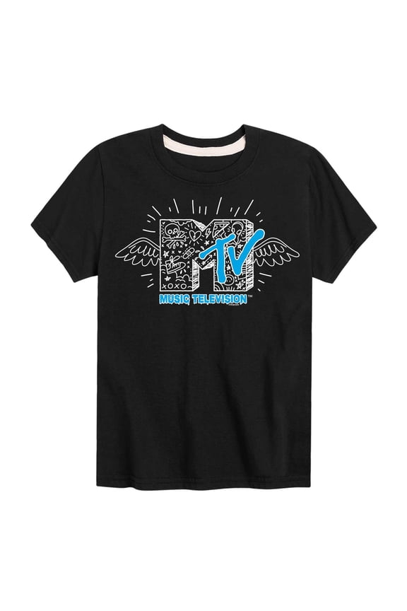 Logo - Doodle M - Toddler And Youth Short Sleeve Graphic T-Shirt