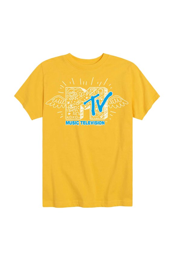 Logo - Doodle M - Toddler And Youth Short Sleeve Graphic T-Shirt