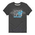 thumbnail image 1 of MTV Logo - Doodle M - Toddler And Youth Short Sleeve Graphic T-Shirt, 1 of 5