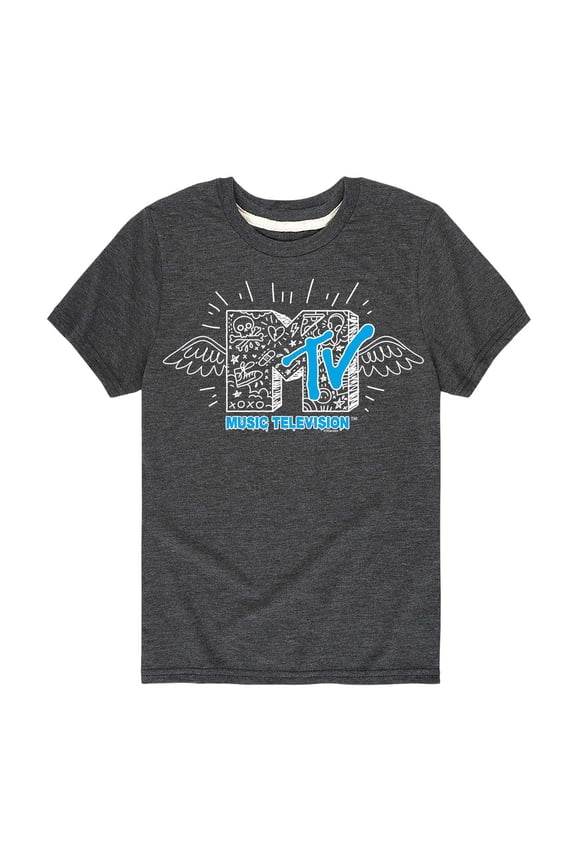 Logo - Doodle M - Toddler And Youth Short Sleeve Graphic T-Shirt