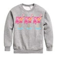 thumbnail image 1 of MTV Logo - Flamingos - Toddler And Youth Crewneck Fleece Sweatshirt, 1 of 5