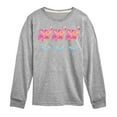 thumbnail image 1 of MTV Logo - Flamingos - Toddler And Youth Long Sleeve Graphic T-Shirt, 1 of 5