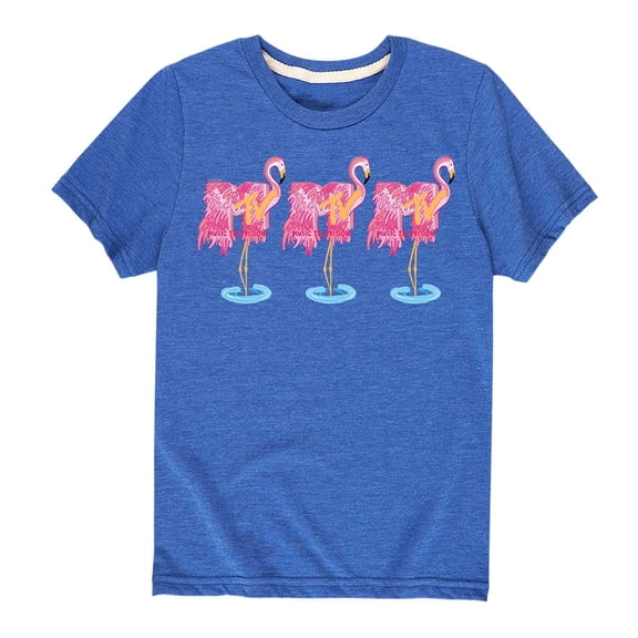 MTV Logo - Flamingos - Toddler And Youth Short Sleeve Graphic T-Shirt