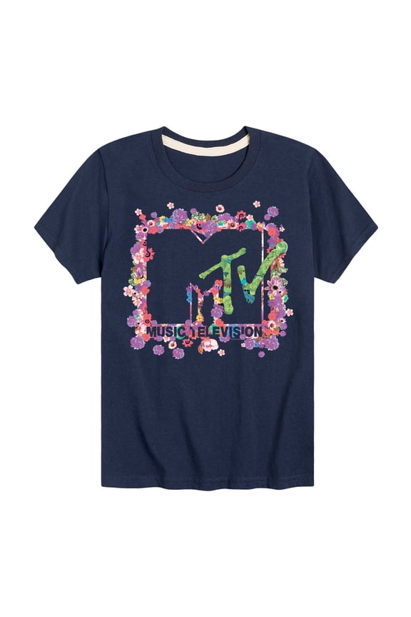 Logo - Floral M - Toddler And Youth Short Sleeve Graphic T-Shirt