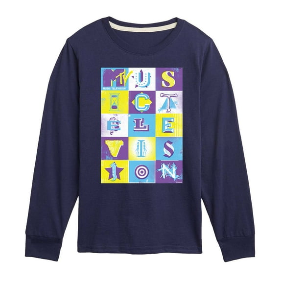 MTV Logo - Gig Poster - Toddler And Youth Long Sleeve Graphic T-Shirt