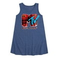 thumbnail image 1 of MTV Logo - Grunge Plaid - Toddler and Youth Girls A-line Dress, 1 of 5