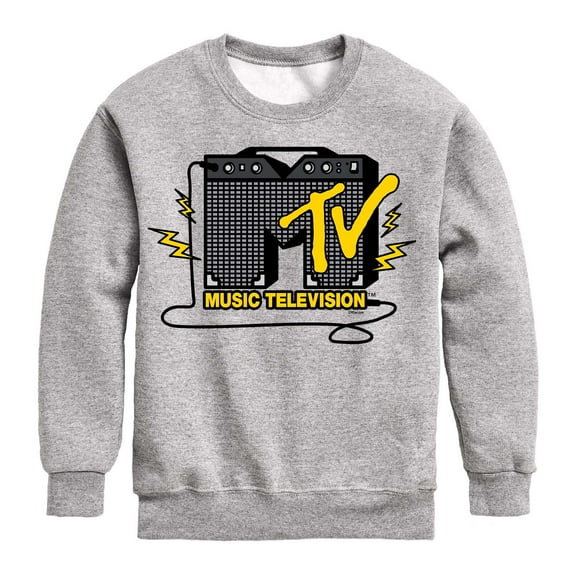 MTV Logo - Guitar Amp - Toddler And Youth Crewneck Fleece Sweatshirt