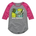 thumbnail image 1 of MTV - Logo Halloween - Toddler & Youth Girls Raglan Graphic T-Shirt, 1 of 4