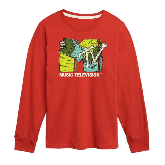 MTV - Logo Halloween - Toddler & Youth Long Sleeve Graphic T-Shirt