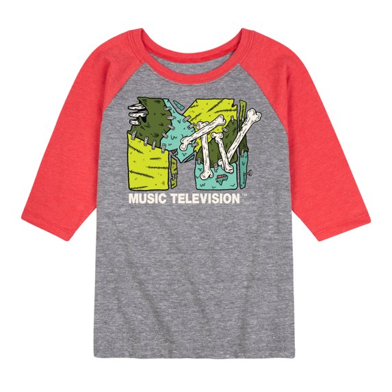 MTV - Logo Halloween - Toddler & Youth Raglan Graphic T-Shirt