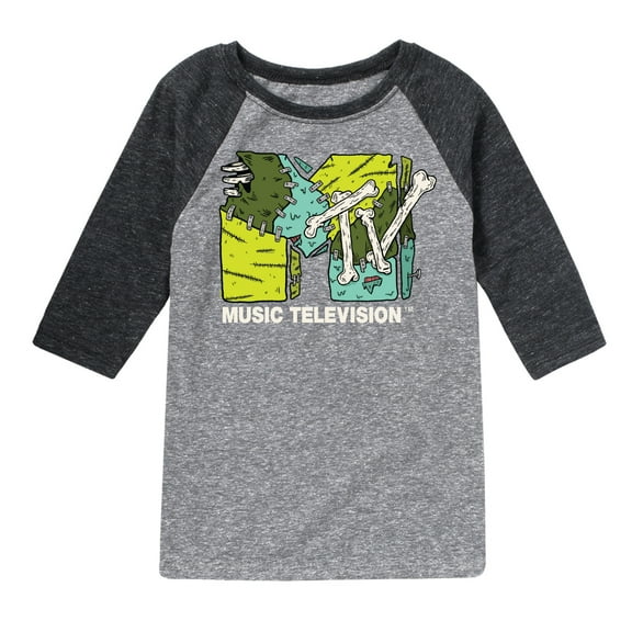 MTV - Logo Halloween - Toddler & Youth Raglan Graphic T-Shirt