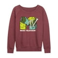 thumbnail image 1 of MTV - Logo Halloween  - Women's Lightweight French Terry Long Sleeve Shirt, 1 of 4
