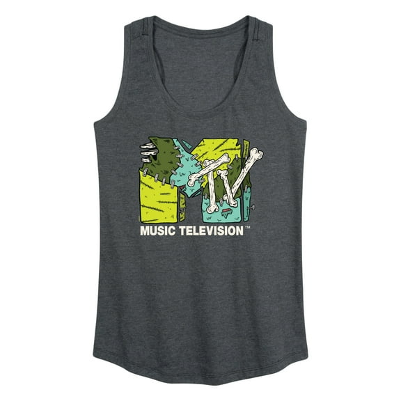 MTV - Logo Halloween  - Women's Racerback Tank Top