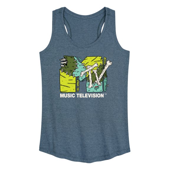 MTV - Logo Halloween  - Women's Racerback Tank Top
