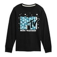 thumbnail image 1 of MTV Logo - Hanukkah Dreidels - Toddler And Youth Long Sleeve Graphic T-Shirt, 1 of 5