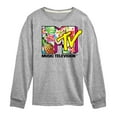 thumbnail image 1 of MTV Logo - Hawaiian Collage - Toddler And Youth Long Sleeve Graphic T-Shirt, 1 of 5