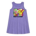 thumbnail image 1 of MTV Logo - Hawaiian Collage - Toddler and Youth Girls A-line Dress, 1 of 4