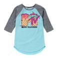 thumbnail image 1 of MTV Logo - Ice Cream - Toddler And Youth Girls Raglan Graphic T-Shirt, 1 of 5