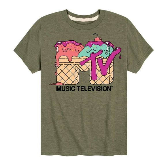 MTV Logo - Ice Cream - Toddler And Youth Short Sleeve Graphic T-Shirt
