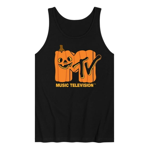 MTV - Logo Jack O Lantern - Men's Jersey Tank Top