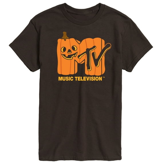 MTV - Logo Jack O Lantern - Men's Short Sleeve Graphic T-Shirt
