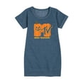 thumbnail image 1 of MTV - Logo Jack O Lantern - Toddler & Youth Girls Fleece Dress, 1 of 4