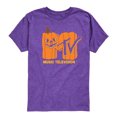 thumbnail image 1 of MTV - Logo Jack O Lantern - Toddler & Youth Short Sleeve Graphic T-Shirt, 1 of 1