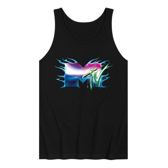 MTV - Logo Liquid Metal - Men's Jersey Tank Top