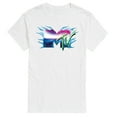 thumbnail image 1 of MTV - Logo Liquid Metal - Men's Short Sleeve Graphic T-Shirt, 1 of 4