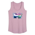 thumbnail image 1 of MTV - Logo Liquid Metal - Women's Racerback Tank Top, 1 of 4