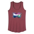 thumbnail image 1 of MTV - Logo Liquid Metal - Women's Racerback Tank Top, 1 of 4
