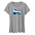 thumbnail image 1 of MTV - Logo Liquid Metal - Women's Short Sleeve Graphic T-Shirt, 1 of 4