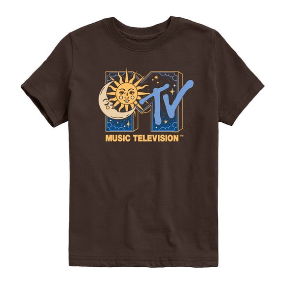 MTV Logo - MTV Celestial - Youth Boys Short Sleeve Graphic T-Shirt