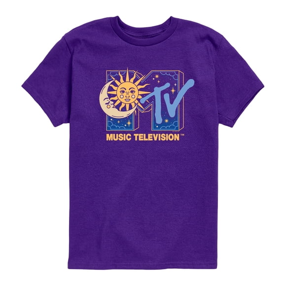 MTV Logo - MTV Celestial - Youth Boys Short Sleeve Graphic T-Shirt