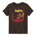 thumbnail image 1 of MTV Logo - MTV Logo Tonal Washed Oversized - Youth Boys Short Sleeve Graphic T-Shirt, 1 of 3